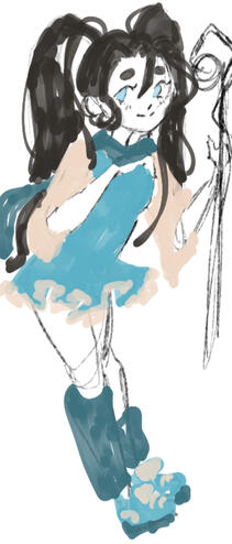 "Malevolently Magical Machinations!" Early concept for 'Raina'